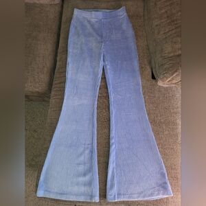 Aerie Hi-Rise ribbed bell bottom pant legging